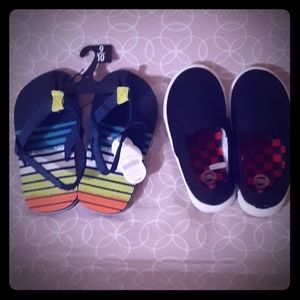 Bundle of toddler boys shoes
